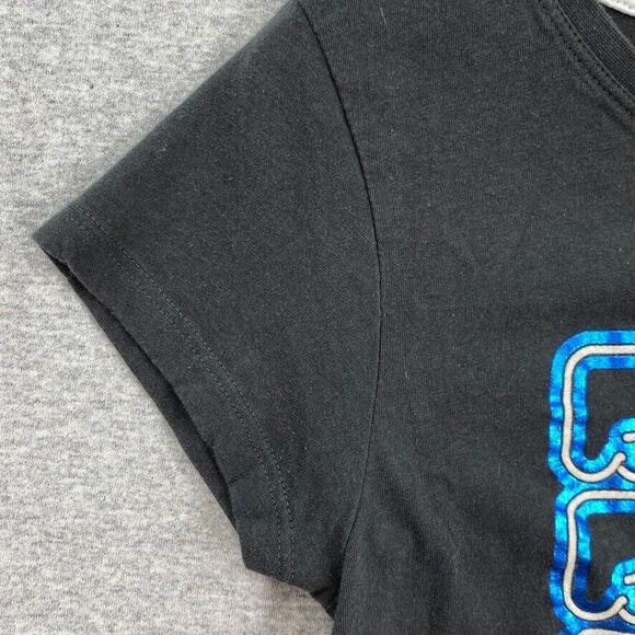 Reebok Shirt Womens Large Dark Gray Short Sleeve Tee Athletic Running Gym Cotton - Picture 5 of 10